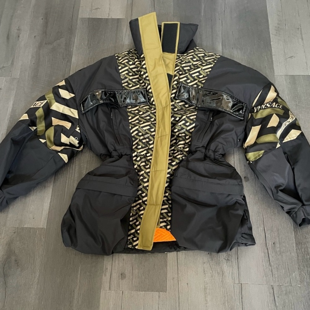 Versace Greca Print Utility Jacket - Picture 2 of 7